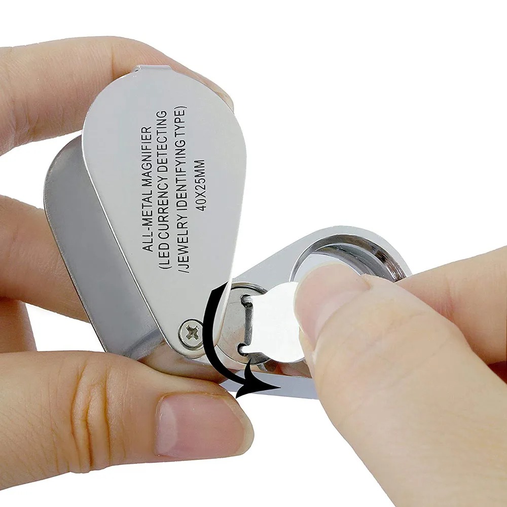 Lupa de joyero con aumento de  - Body Jewelry Repair reseña y precio