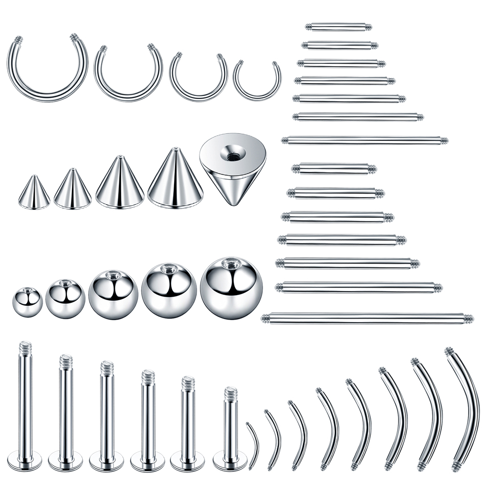 100 unids/lote pendiente de ac - Body Jewelry Replacement Ball reseña y precio
