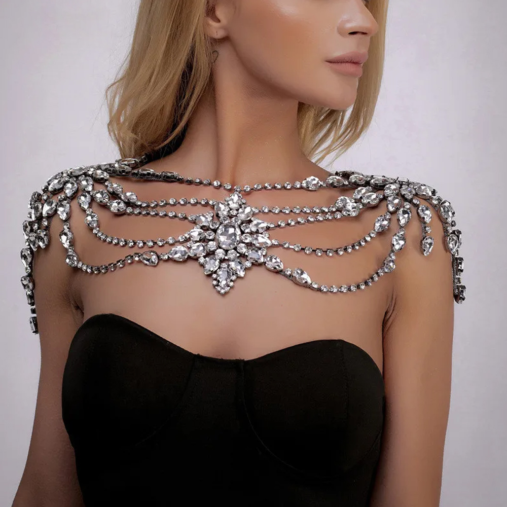 Collar de cadena de hombro nup - Body Jewelry Retainers reseña y precio