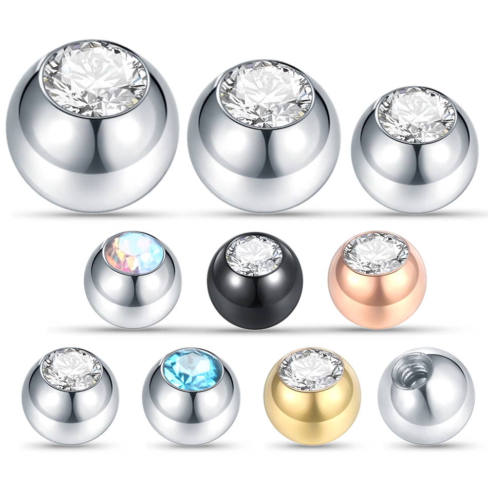 Bolas de acero para Piercing,  - Body Jewelry Replacement Ball reseña y precio
